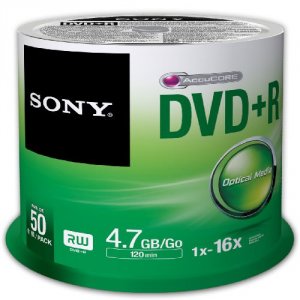 Sony 50DPR47SP 50 X Dvdr 4.7 Gb 120min 16x Spindle