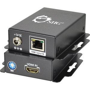 Siig CE-H20L11-S1 Hdmi Extender Over Single    Cat5 6 W 3dtv Sup Taa