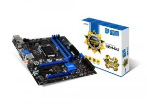 Msi B85M-G43 Mb B85m G43 Ci7 I5 I3 B85 Lga1150 Ddr3 Sata Pcie3.0 D Sub