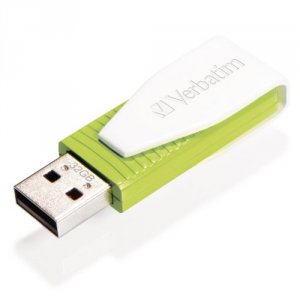 Verbatim 49815 Store 'n' Go Swivel Usb Flash Drive, , 32gb, Eucalyptus