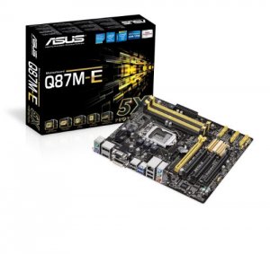 Asus Q87M-E/CSM Mb Q87m E Csm S1150 Q87 Pcie Sata Usb Mini Atx Retail