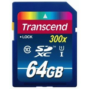 Transcend TS64GSDU1 64gb Sdxc Class10 Uhs-i,300x