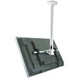 Atdec TH-3070-CTW Tilt Ceiling Tv Mount For Lcd And Plasma 30in To 70i