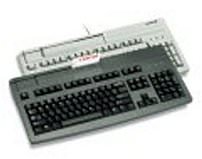 Cherry G81-8000LPDUS-2 Black Ps2 Keyboard With 3 Trk Msr 43 Program Ke