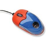 Ergoguys KM200 Califone Red Blue Mini Mouse For Childsize Hand By