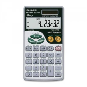 Sharp SHREL344RB Metric Conversion Calc