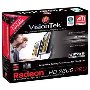 Visiontek 900181 Radeon Hd2600pro Pcie 512mb