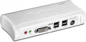 Trendnet TK-204UK 2-port Kit Waudioincludes 2x Kvm Cables