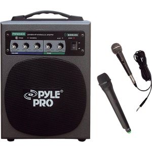 Pyle PWM-A600 100 Watt Wireless Battery Ery Op Pa System