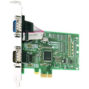 Brainboxes PX-257-001 Full Height Pci Express 2xrs232 1mbaud