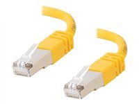 C2g 28703 75ft Cat5e Molded Shielded (stp) Network Patch Cable - Yello