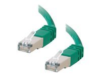 C2g 28716 150ft Cat5e Molded Stp Cbl-grn