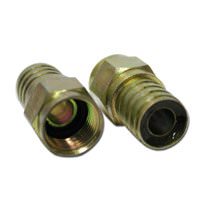 C2g 41087 Rg6 Hex Crimp F-type Connector - 50pk