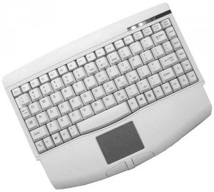 Adesso ACK-540PW Minitouch Ps2 Mini Keyboard With Touchpad (white)