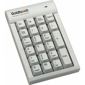 Goldtouch GTC-0033 Usb Keypad (white) For Pc