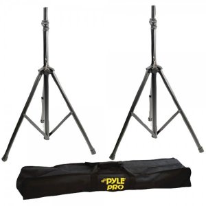 Pyle PSTK103 Pro(r)  Heavy-duty Aluminum Anodizing Dual Speaker Stand 