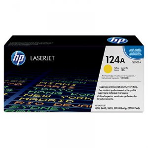 Original Hp Q6002A Hp 124a () Toner Cartridge - Single Pack - Laser - 