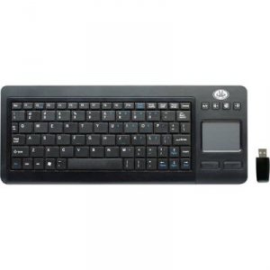 Gear KB3800TPW Wrlss Touch Mini Touchpad Kybrd 24 Ghz Multi Touch Touc