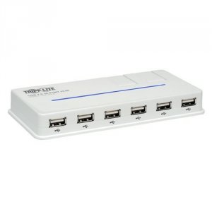 Tripp U222-010-R 10-port Usb 2.0 Hi-speed Hub Compact Desktop Mobile T