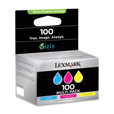 Original Lexmark 14N0685 100 Color Ink Cartridge Tri Pack