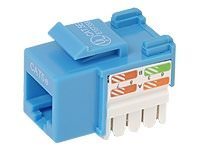 Belkin R6D024-AB5EBL10 Cat5e Keystone Jack Blue (pack Of 10)