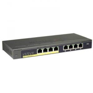 Netgear GS108PE-100NAS Prosafe Plus Switch 8pt Gig Ethernet Switch W 4