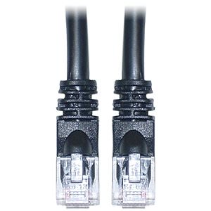 Siig CB-C60511-S1 14ft Cat6 500mhz Utp Network Cable Black Mold Boot C