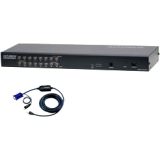 Aten KH1516AIUKIT 16-port Ip Kvm W 8 Usb Adapter Cables