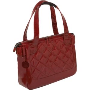 Fabrique WIB-VAN2 Wib Vanity Scarlet Chic Quilted Pu Notebook Tote