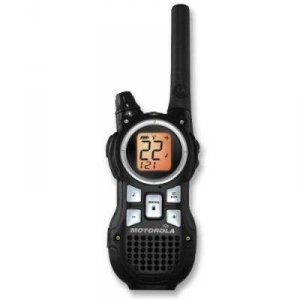 Motorola MR350RPR 2 Way Radio Push To Talk Hands Free 35 Mile Range Bk