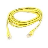 Belkin A3L791B50-YLW-S 50ft Cat5e Snagless Patch Cable, Utp, Yellow Pv