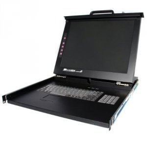 Startech RACKCONS1901 1u Duraview 19in Folding Lcd Rack Console