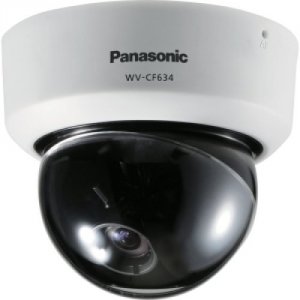 Panasonic WVCF634 Fixed Analog Dome Camera, Super Dynamic 6 With 650 C