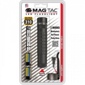 Maglite SG2LRE6 Mag-tac Cr123 Led Plain Bezel Head Flashlight