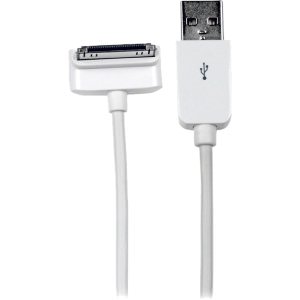 Startech USB2ADC1MD .com Down Angle Apple 30 Pin Dock To Usb Cable Ipa