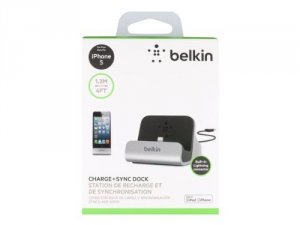 Belkin F8J045BT Desktop Chargesync Dock; Iphone 5