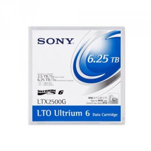 Sony LTX2500G Tape Lto Ultrium 6 2.5tb 6.25tb Metal Particle Mp