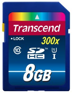 Transcend TS8GSDU1 8gb Sdhc Class10 Uhs-i,300x