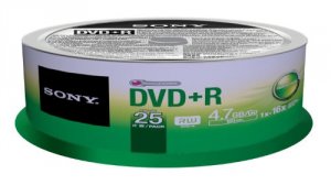 Sony 25DPR47SP 25 X Dvdr 4.7 Gb 120min 16x Spindle