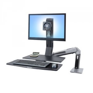 Ergotron 24-314-026 Workfit-a,single Hd With Worksurface+.ideal For Co