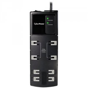 Cyberpower CSB808 8 Nema 5-15r Outlets  8 Ft Cord 1800 Joules  Emirfi 