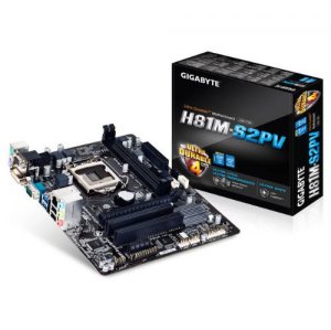 Gigabyte GA-H81M-S2PV Mb Ga H81m S2pv Ci7 I5 I3 S1150 H81 Ddr3 16g Pci