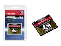 Transcend TS4GCF100I Flash Memory Card - 4 Gb - Compactflash Card - 3.