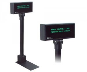 Logic PD3400U-BK Pole Display 2x20 5mm Usb Epson Command Set Black