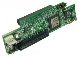 Addonics ADAEC7722 40pin Eide Atapi To 68pin Lvd Scsi Bridge Converter