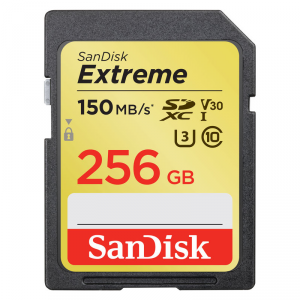 Western SDSDXV5-256G-ANCIN Sandisk Extreme Sdxc Memory Card, 256gb, Uh