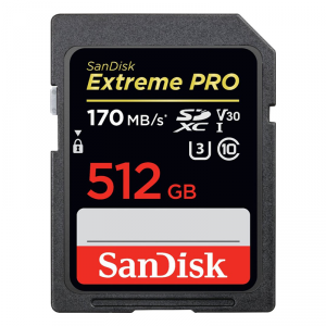 Western SDSDXXY-512G-ANCIN Sandisk Extreme Pro Sdxc Memory Card, 512gb