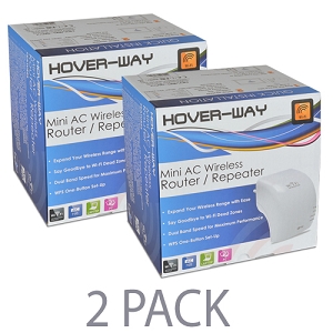 Hover-way HWAC750MWR-R (2-pack)  Wireless-ac750 Dual Band Single-port 