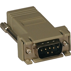 Tripp B090-A9M , Modular Serial Adapter, Db9 Male - Rj45, Straight Wir