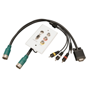 Tripp EZA-VGACSAX-2 , Easy Pull Type A Connectors, Mf Set Of Vga, 3.5m